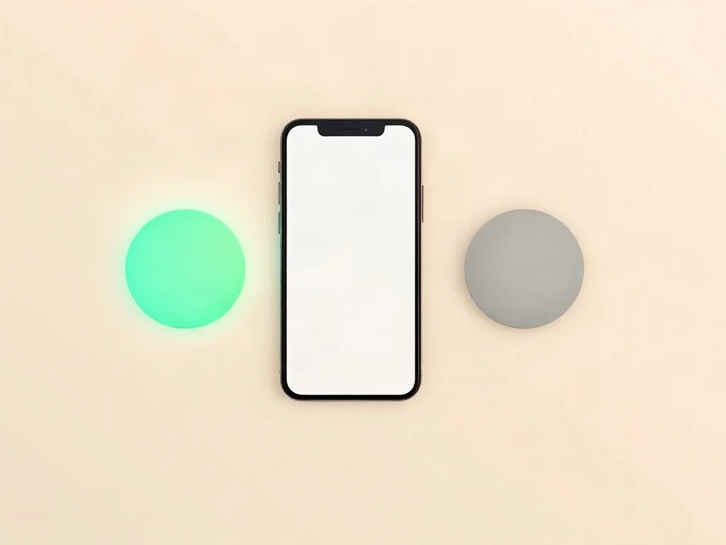 Los dos interruptores: roaming y línea eSIM Celular entre dos botones redondos, uno verde encendido y otro gris apagado